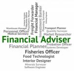 Financial Adviser Shows Aide Commerce And Tutor Stock Photo