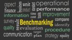 Benchmarking Concept Word Cloud Background Stock Photo