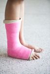 Ankle Sprain Stock Photo