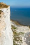 View Of The White Cliffs At Beachy Head In East Sussex Stock Photo