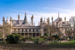 Brighton, Sussex/uk - January 27 : View Of The Royal Pavilion In Stock Photo