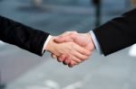 Business Handshake, Deal Finalized Stock Photo