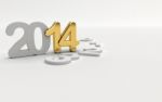 New Year 2014 Calender Stock Photo