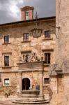 Tourist Information Building In Montepulciano Italy Stock Photo