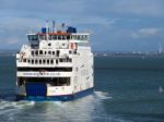 Isle Of Wight To Portsmouth Ferry Stock Photo