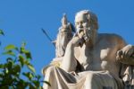 Classic Statue Socrates Stock Photo