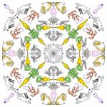 Kaleidoscope Rabbits Stock Photo