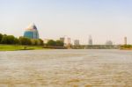 Cityscape Khartoum, Sudan Stock Photo
