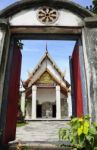 Archway Entrance To The Temple. Khok Kham Temple, Thailand Stock Photo