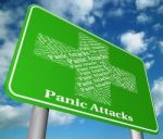 Stop Panic Represents Illness Intense And Apprehension Stock Photo