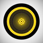 Bicycle Wheel Icon Stock Photo