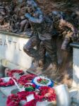 Close-up Of Part Of The Battle Of Britain War Memorial Stock Photo