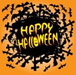 Happy Halloween Background Stock Photo