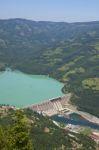 Hydroelectric Power Station, Perucac Dam Stock Photo