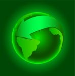 Green Earth Stock Photo
