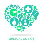 Medical Advice Means Guidance Help And Inform Stock Photo