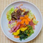 Salad Tuna Japanese Style Stock Photo