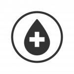 Linear Donate Blood Icon- Iconic Design Stock Photo