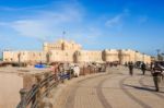 Qaitbay  Citadel In Alexandria Egypt Stock Photo