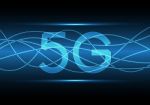 5g Technology Abstract Background Stock Photo