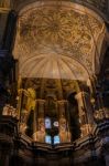 Malaga, Andalucia/spain - July 5 : Interior View Of The Cathedra Stock Photo