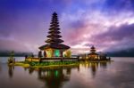 Pura Ulun Danu Bratan Temple In Bali, Indonesia Stock Photo