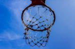 Basketball Hoop Stock Photo