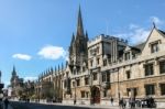 A View Along The Main Street In Oxford Stock Photo