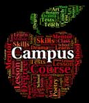 Campus Word Represents Academies Faculty And Institute Stock Photo