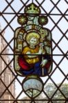 Stained Glass Window In The Church Of St Edmund In Southwold Stock Photo