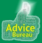 Advice Bureau Represents Help And Information Office Stock Photo