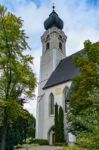 Exterior View Of The Parish Church Of St. Georgen Stock Photo