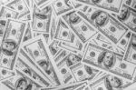 A Pile Of One Hundred U.s. Dollar Bills Background Stock Photo