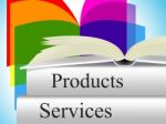 Services Books Represents Fiction Products And Store Stock Photo
