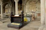 St Bedes Tomb Durham Dathedral Stock Photo