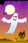Halloween Ghost Stock Photo