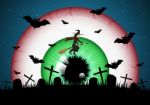 Halloween Witch Eye  Stock Photo