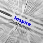 Inspire Sphere Definition Displays Motivation And Positivity Stock Photo