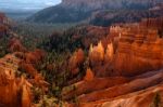 Scenic View Into Bryce Canyon Stock Photo
