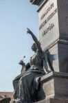 Adam Mickiewicz Monument In Krakow Stock Photo