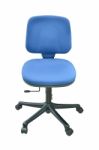 Modern Blue Chair Isolated Stock Photo