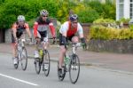 Cyclists Participating In The Velethon Cycling Event In Cardiff Stock Photo