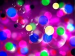 Purple Spots Background Shows Spotted Decoration And Bubbles
 Stock Photo