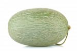 Cantaloupe Melon Isolated On The White Background Stock Photo