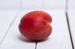 Peach (prunus Persica Subs Nectarina) Stock Photo
