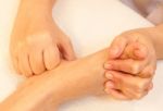 Foot Massage Stock Photo