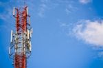 Mobile Phone Signal Tower Stock Photo