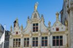 Provincial Palace In Market Square Bruges West Flanders Belgium Stock Photo