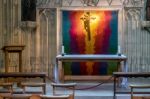 View Of An Altar In Canterbury Cathedral Stock Photo