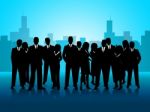 Business People Represents Cooperation Corporate And Meeting Stock Photo